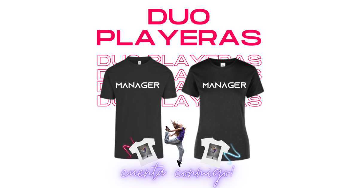 Duo Playeras estampadas