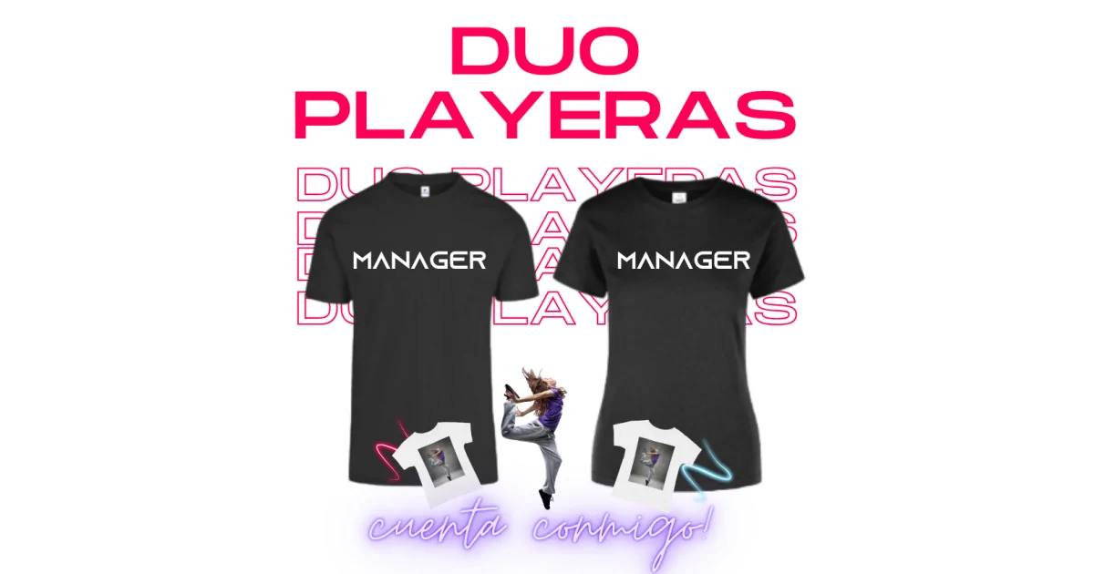 Duo Playeras estampadas