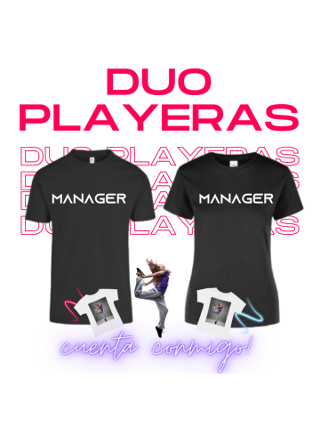 Duo Playeras estampadas