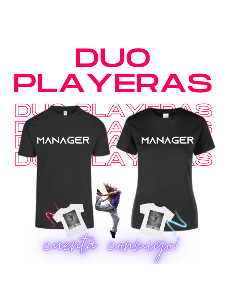 Duo Playeras estampadas