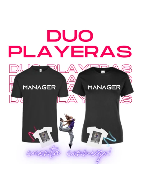 Duo Playeras estampadas